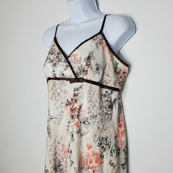 Studio 1940 Womens Floral Babydoll Sleevless Dress Size 14 Midi Y2K Whimsy Fairy - Picture 2 of 8